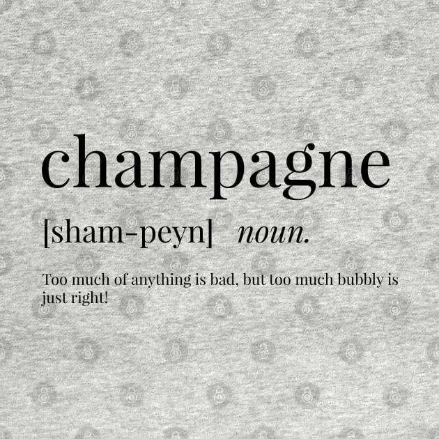 Champagne Definition by definingprints